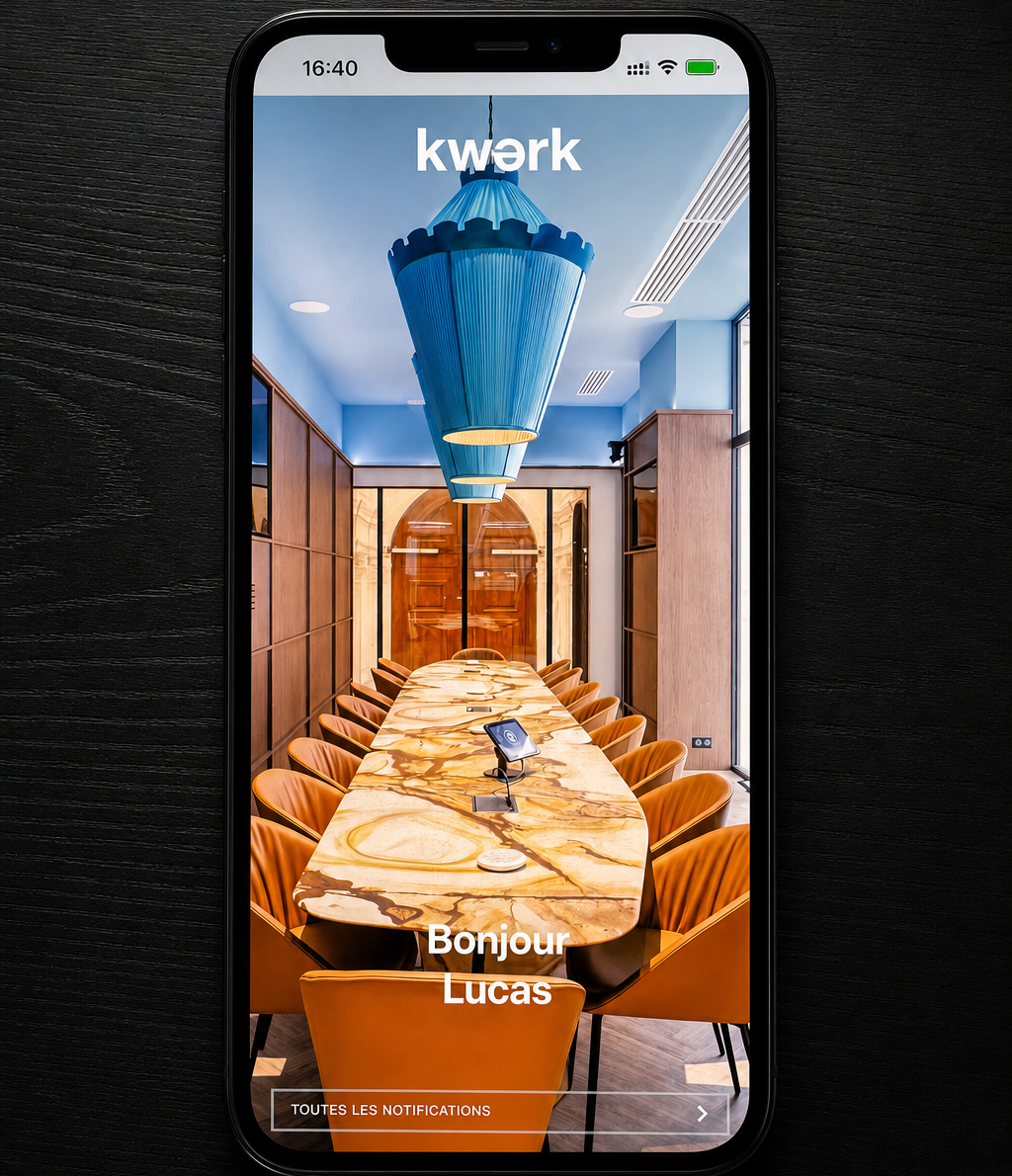Application digitale Kwerk